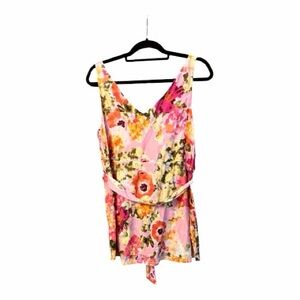 Tommy Bahama Floral Camisole - Pink and Yellow